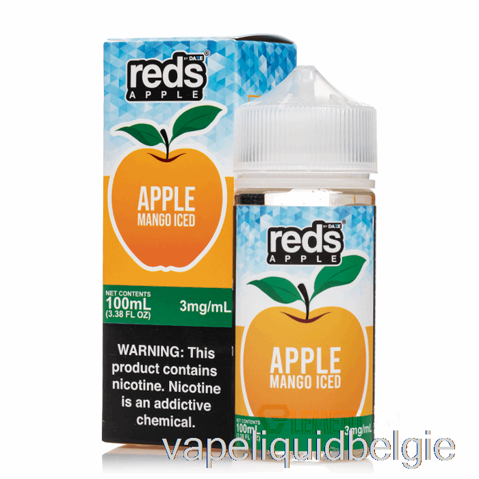 Vape Vloeistof Ijskoude Mango - Rode Appel E-liquid - 7 Daze - 100ml 3mg